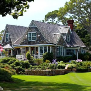 new England cape cod style home